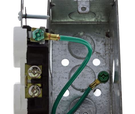 metal electrical box grounding|pigtail ground to metal box.